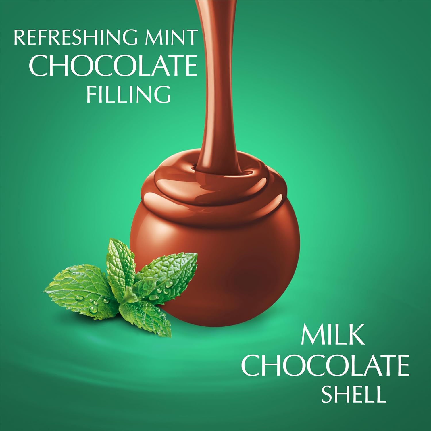 Lindt Lindor Mint Milk Chocolate Truffles Box (200g)