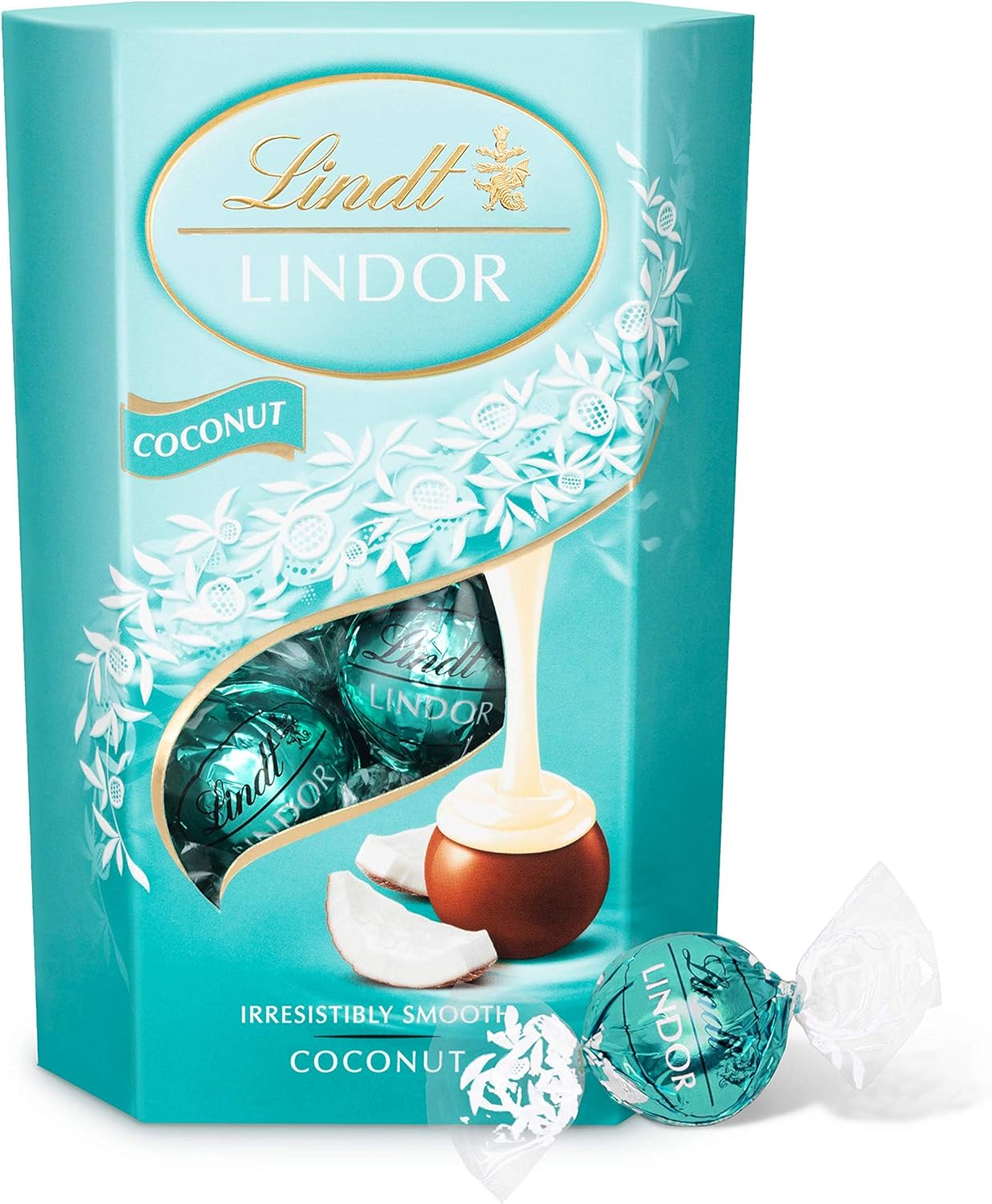 Lindt Lindor Coconut Milk Chocolate Truffles Box (200g)