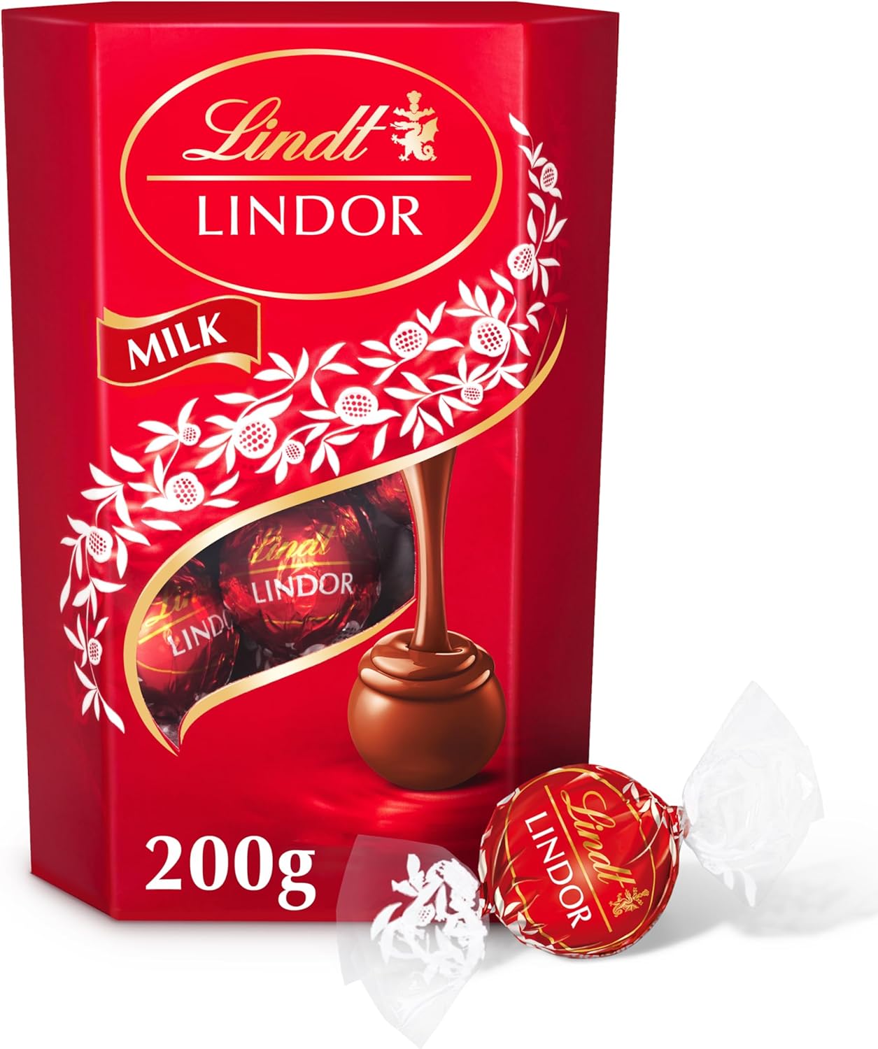 Lindt Lindor Milk Chocolate Truffles Box (200g)