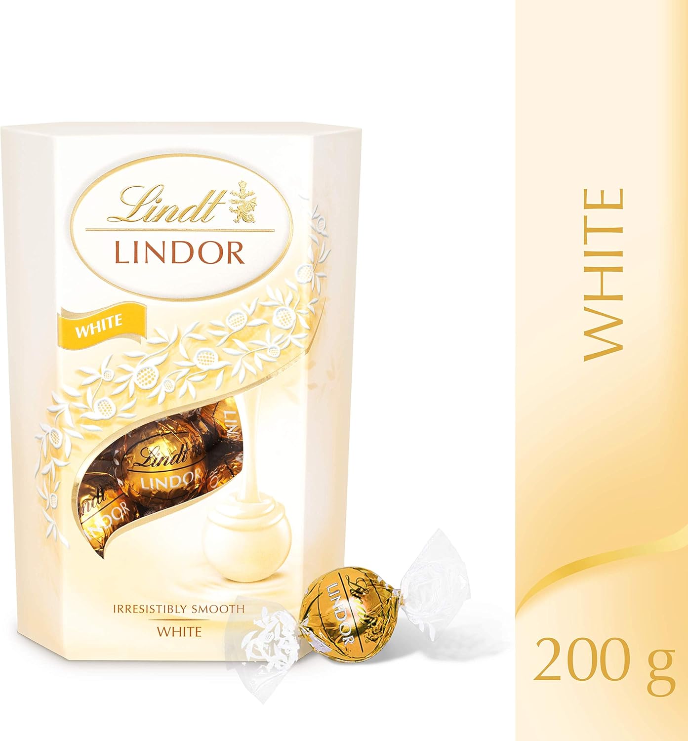 Lindt Lindor White Chocolate Truffles Box (200g)