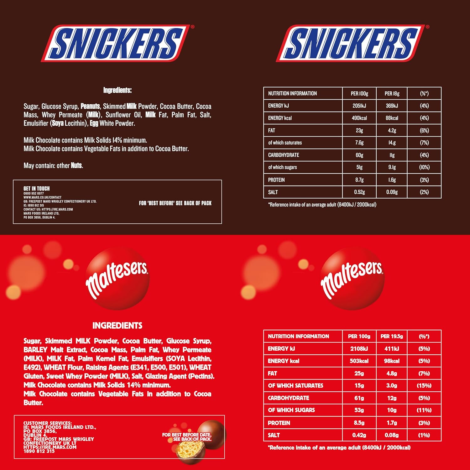 Mars, Snickers, Twix Chocolate Bars & more, 20 Mixed Fun Size bars, 358g, Chocolate Multipack, Ideal as Party bag fillers, Chocolate Snacks or in a Chocolate Hamper